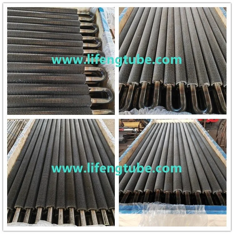 Serrated fin tube